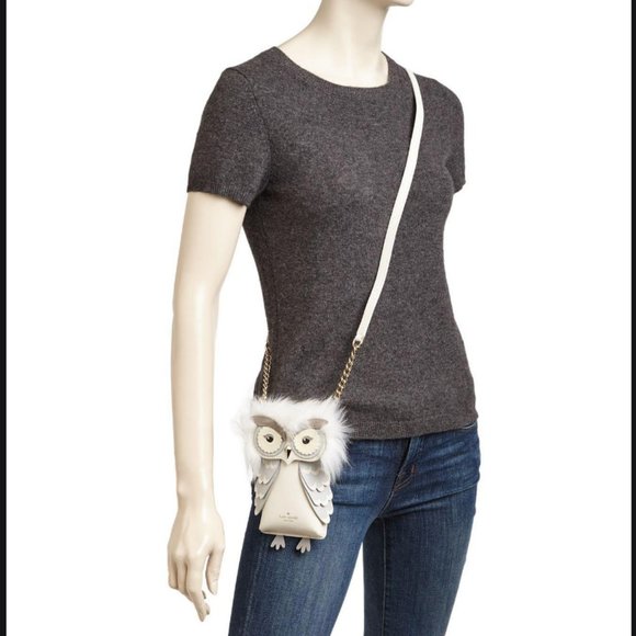 kate spade Handbags - kate spade owl phone crossbody bag purse nwot